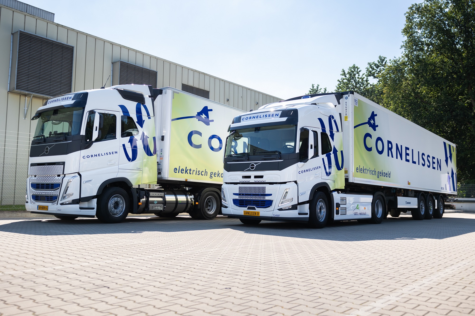 Cornelissen voegt voor het eerst Volvo-trucks toe aan hun wagenpark. Foto: Volvo