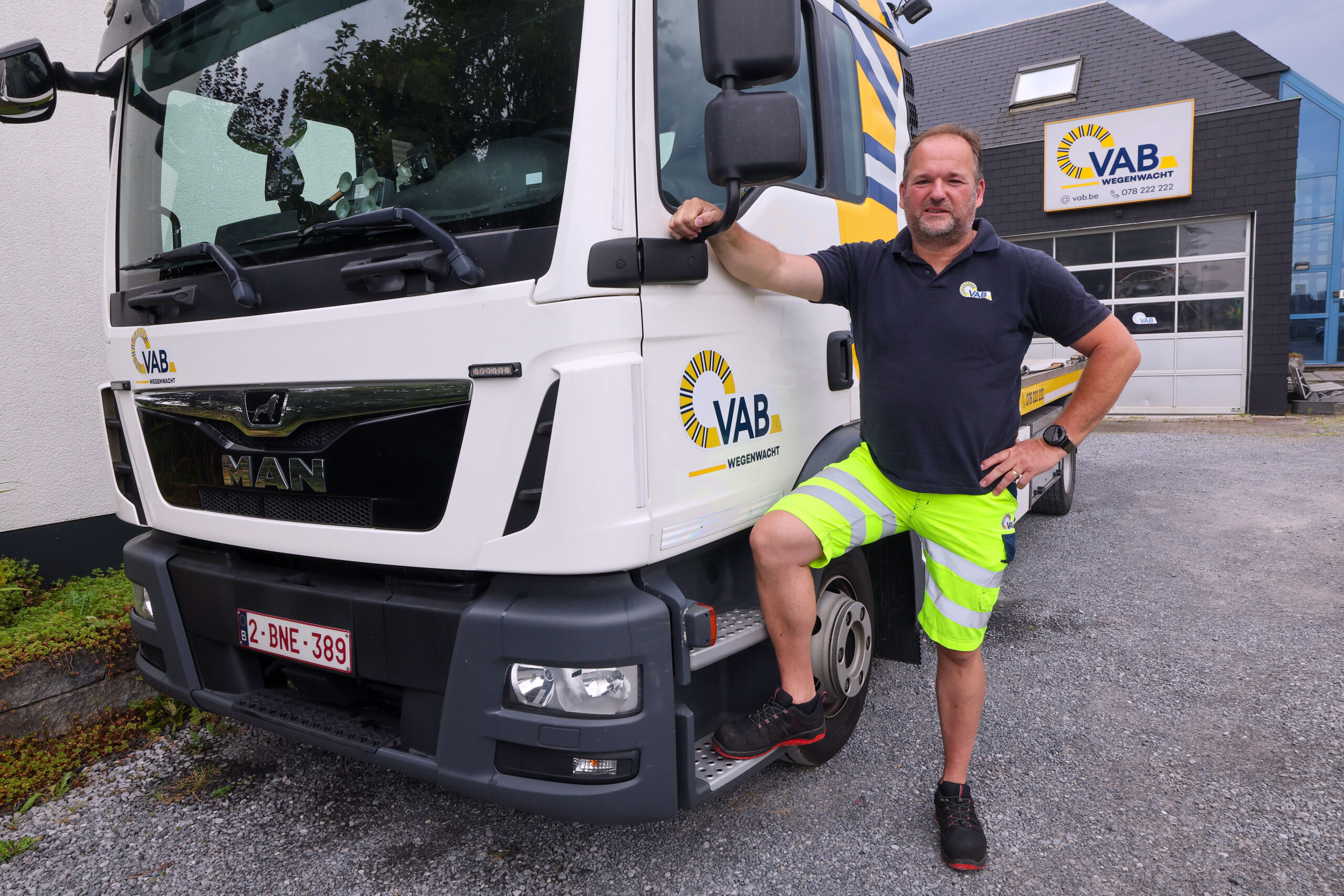 Het contact met de klanten en de afwisseling zijn voor Jochem de leukste aspecten van het vak. Foto: Bert Jansen