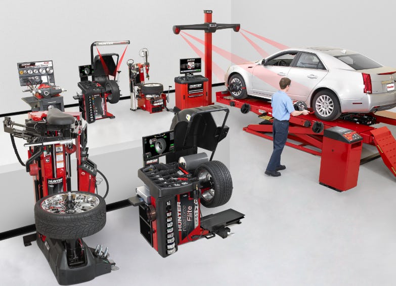 Fuchs Service Equipment is importeur van onder meer Hunter Engineering. - Foto: Fuchs Service Equipment