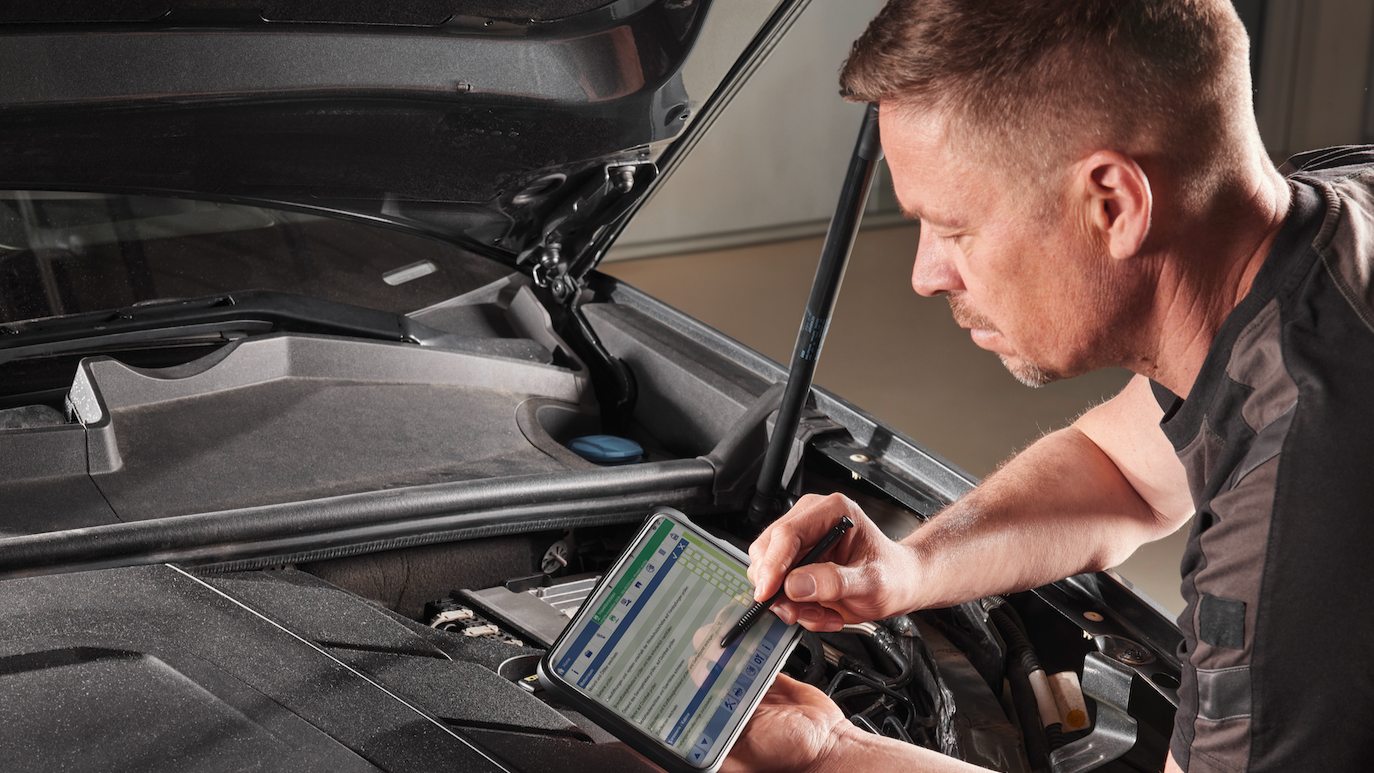 Kleine investering, grote prestaties - dat zijn volgens Hella de kenmerken van de mega macs PC-diagnostische oplossing van Hella Gutmann. Foto: Hella