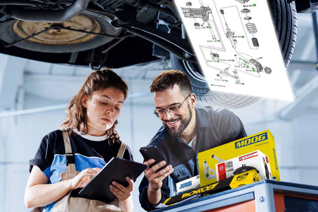 QR-code scannen en je hebt meteen toegang tot alle mogelijke montage-info. - Foto: DRiV