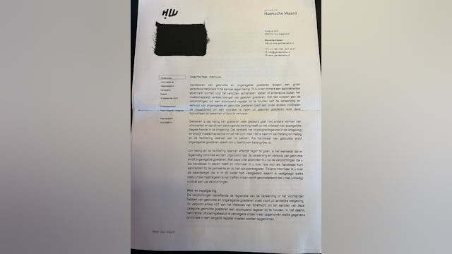 Gemeenten hebben bedrijven per brief gewezen op hun verplichtingen om heling tegen te gaan.