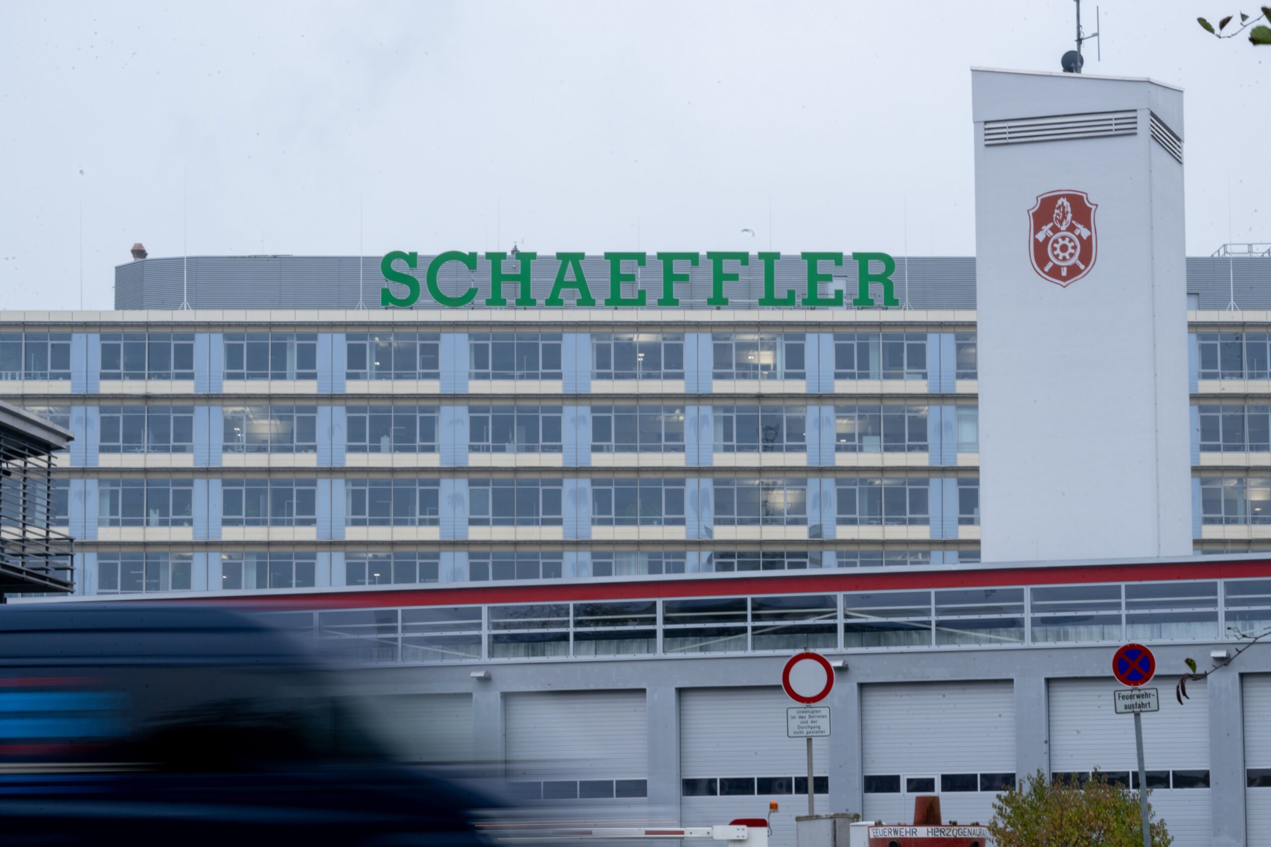 Hoofdkantoor van Schaeffler in Herzogenaurach, Beieren. - Foto: Pia Bayer/dpa