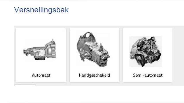 Klik je op zo’n onderdelengroep, dan zie je welke onderdelen allemaal onder die groep vallen.”
