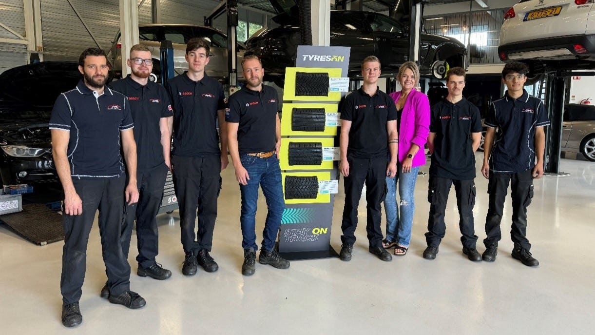 Autobedrijf van den Bosch in Dronten is nu ook Tyres-On specialist.