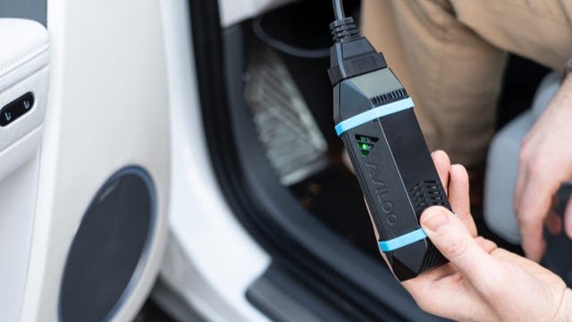 Het systeem van Aviloo meet de SoH via een extern systeem, los van de BMS-waarden. Foto: Aviloo