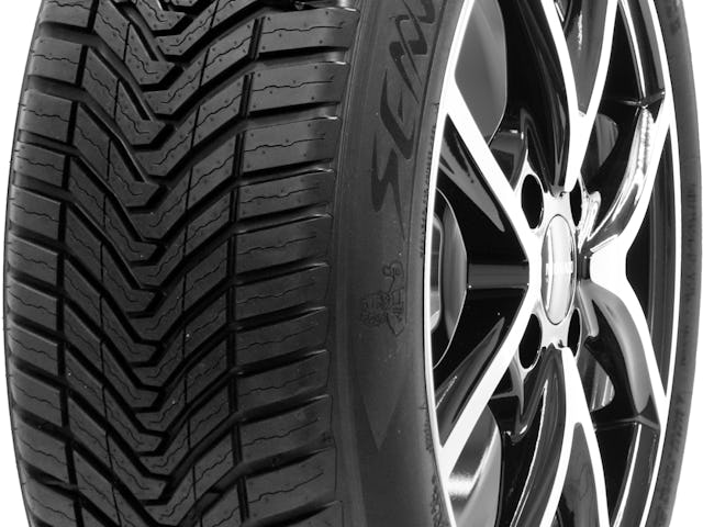 Sentury Seasonsdragon 2: een vierseizoenenband, met aaneengesloten, lange profielblokken voor stabiel rijgedrag, richtingsgebonden profiel met goede waterafvoereigenschappen en verkrijgbaar in 14 tot en met 21 inch.