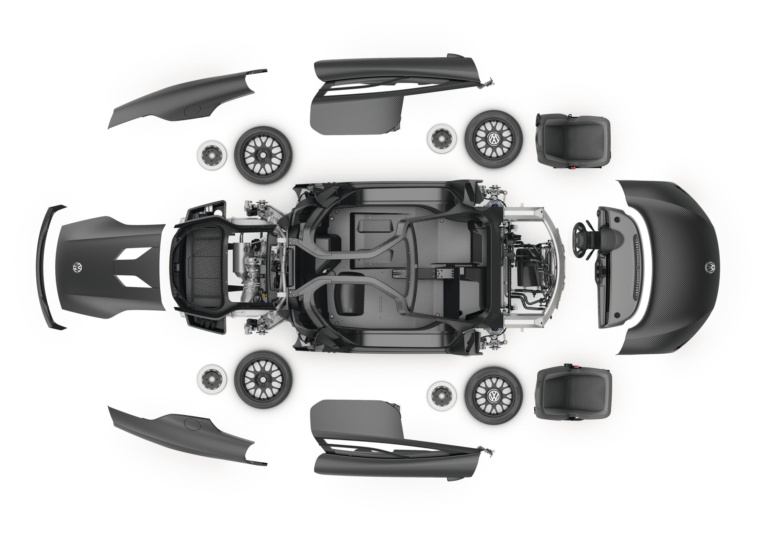 Volkswagens 1-liter-auto XL1 werd in een oplage van 250 stuks gebouwd in de voormalige Karmann-fabriek.
