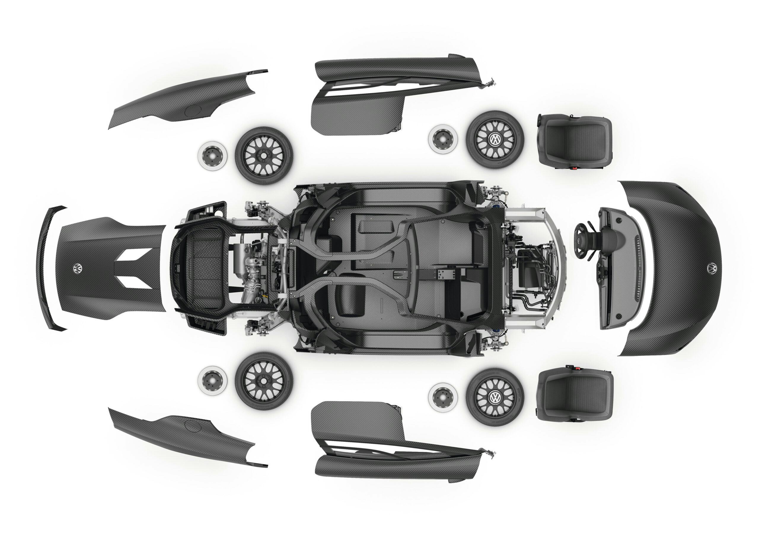 Volkswagens 1-liter-auto XL1 werd in een oplage van 250 stuks gebouwd in de voormalige Karmann-fabriek.