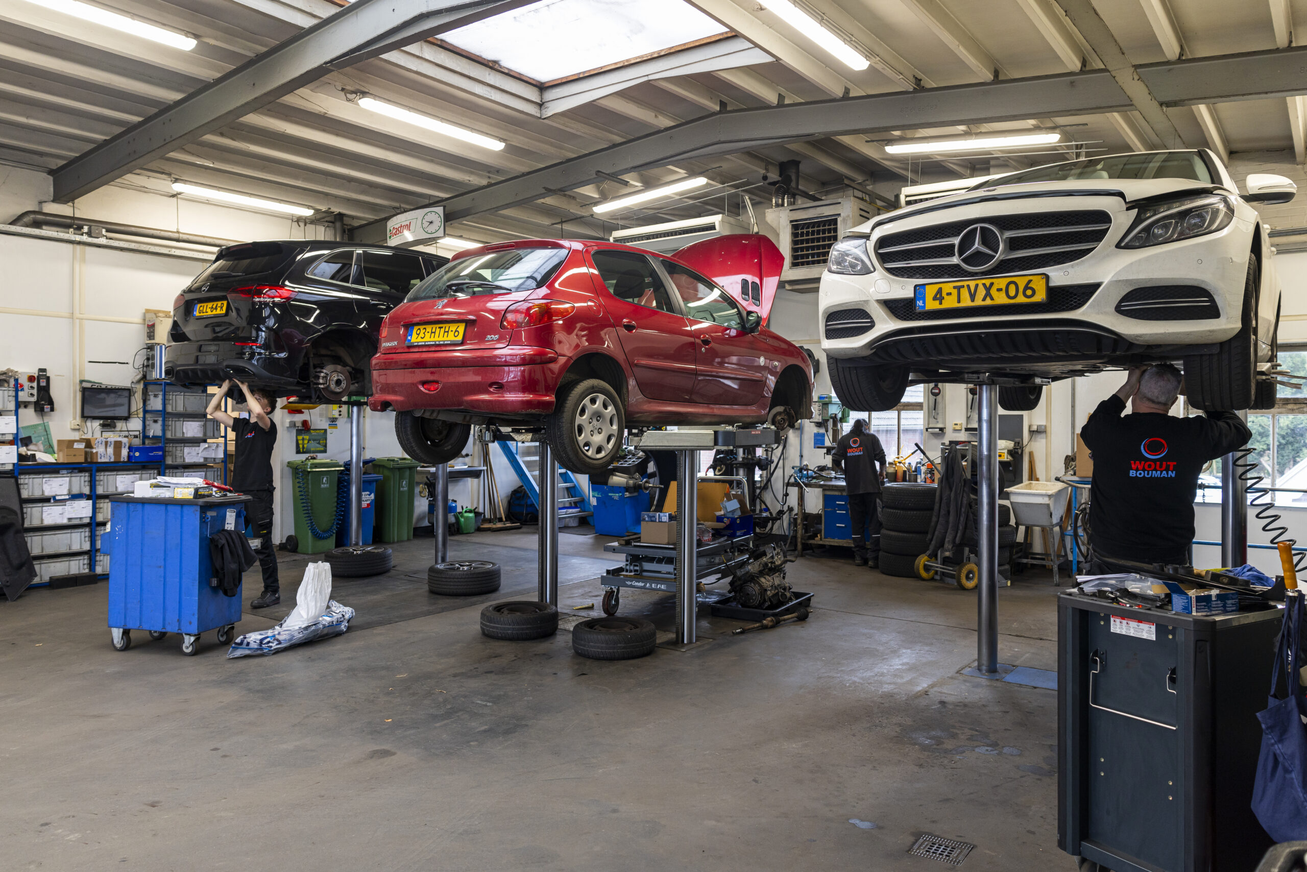 Wout Bouman is een liefhebber van stempelhefbruggen omdat ze weinig ruimte in beslag nemen. Foto en video: Mike Tekst & Beeld