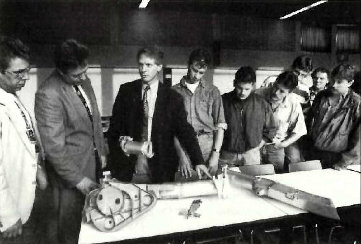 in 1995 zag Audi lichtgewicht nog als weg naar milieuvriendelijker auto's...