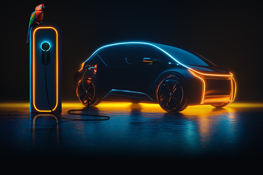 Met de lancering van de New Energy Vehicles (NEV) reparatieoplossingen worden spuiters van schadeherstelbedrijven getraind in het gebruik van Glasurit's nieuwste luchtdrogende en low bake producten. - Afbeelding: Glasurit