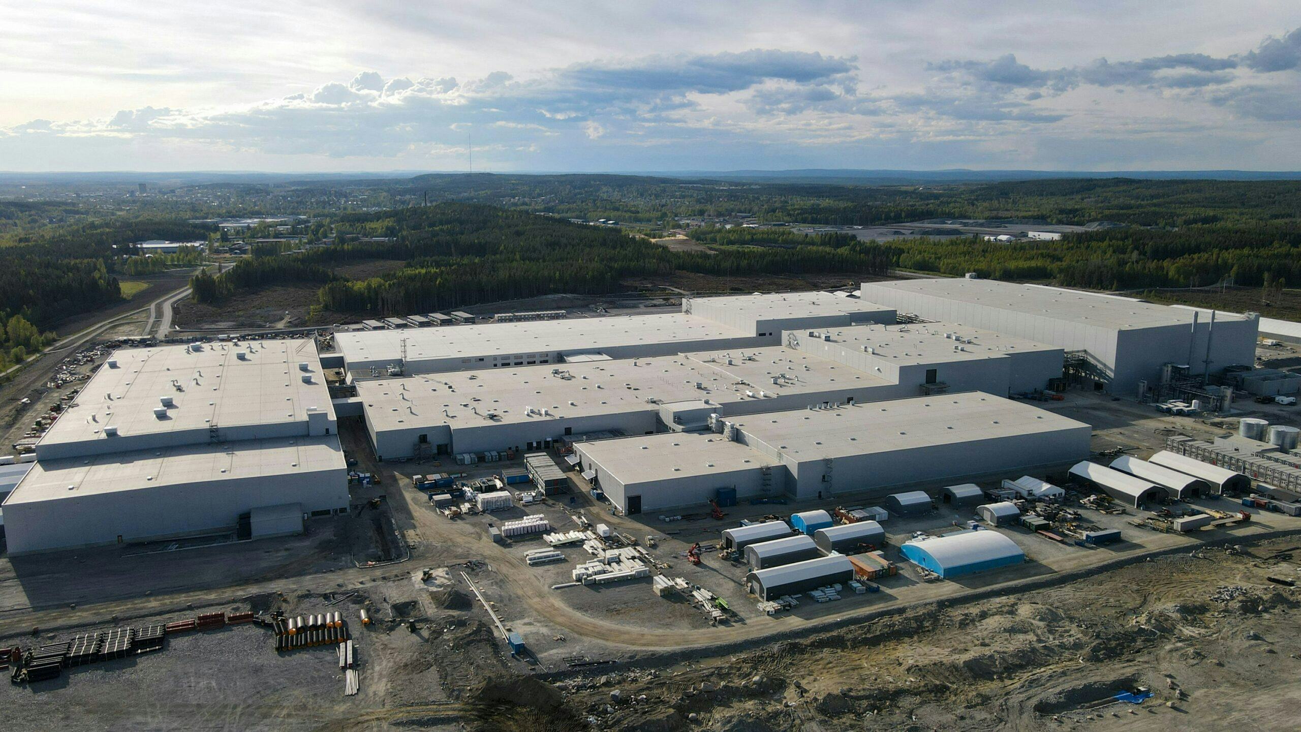 De fabriek van Northvolt in het noorden van Zweden. - Foto: ANP