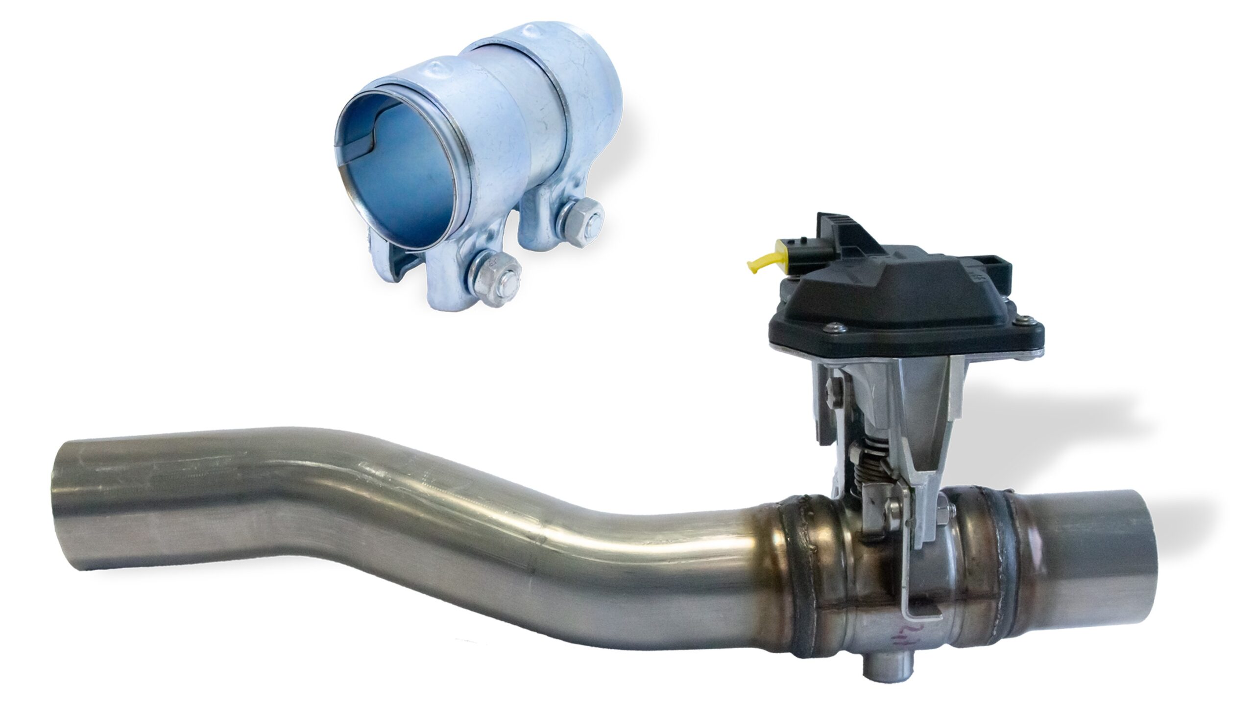 De module combineert de Pierburg-uitlaatklep (art.nr. 7.03571.16.0) met een bijpassende uitlaatpijp. - Foto: MS Motorservice