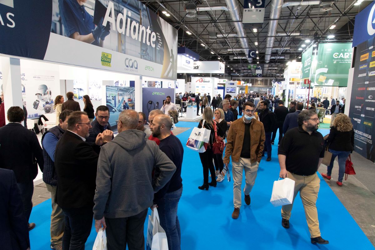 Internationale vakbeurs voor auto-onderdelen en -accessoires, Motortec, staat weer in de steigers.  Madrid. Foto: Motortec