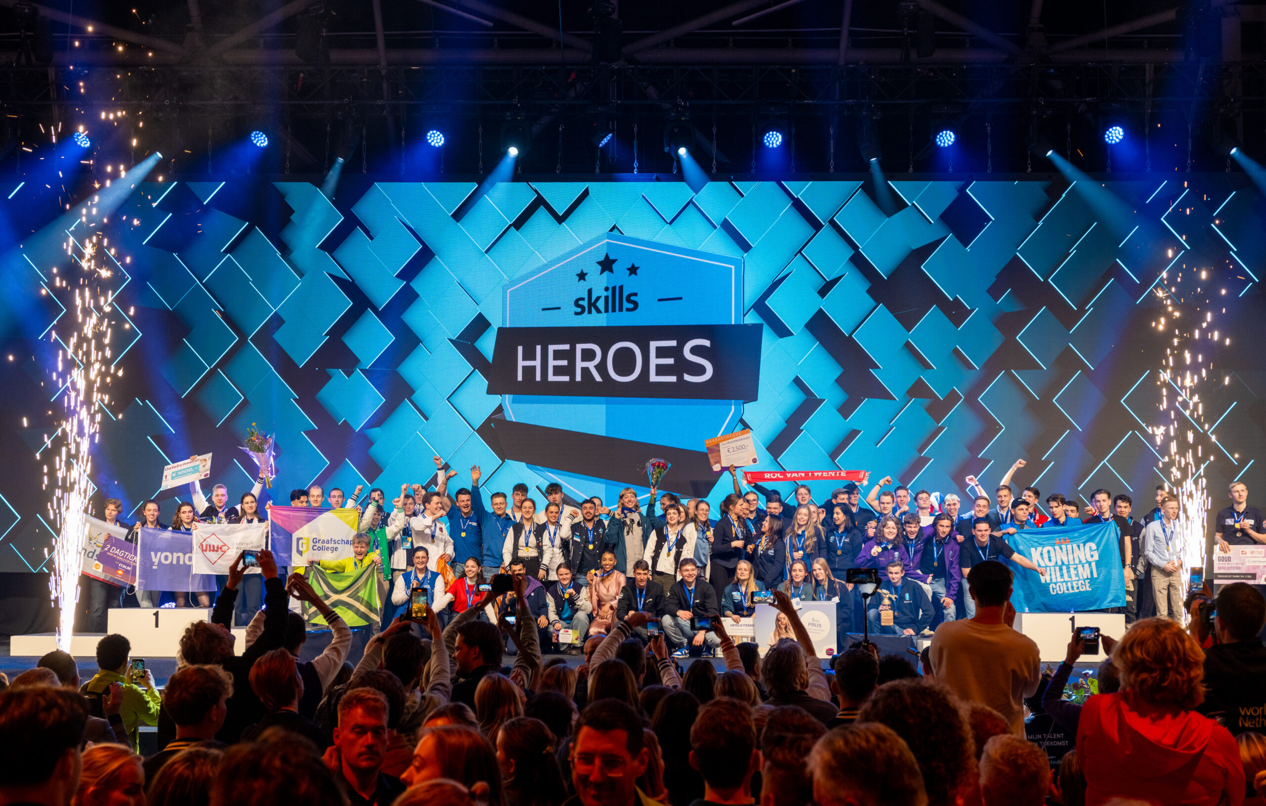 Prijsuitreiking van de Skills Heroes Finals 2025. - Foto: Kasper Klokman