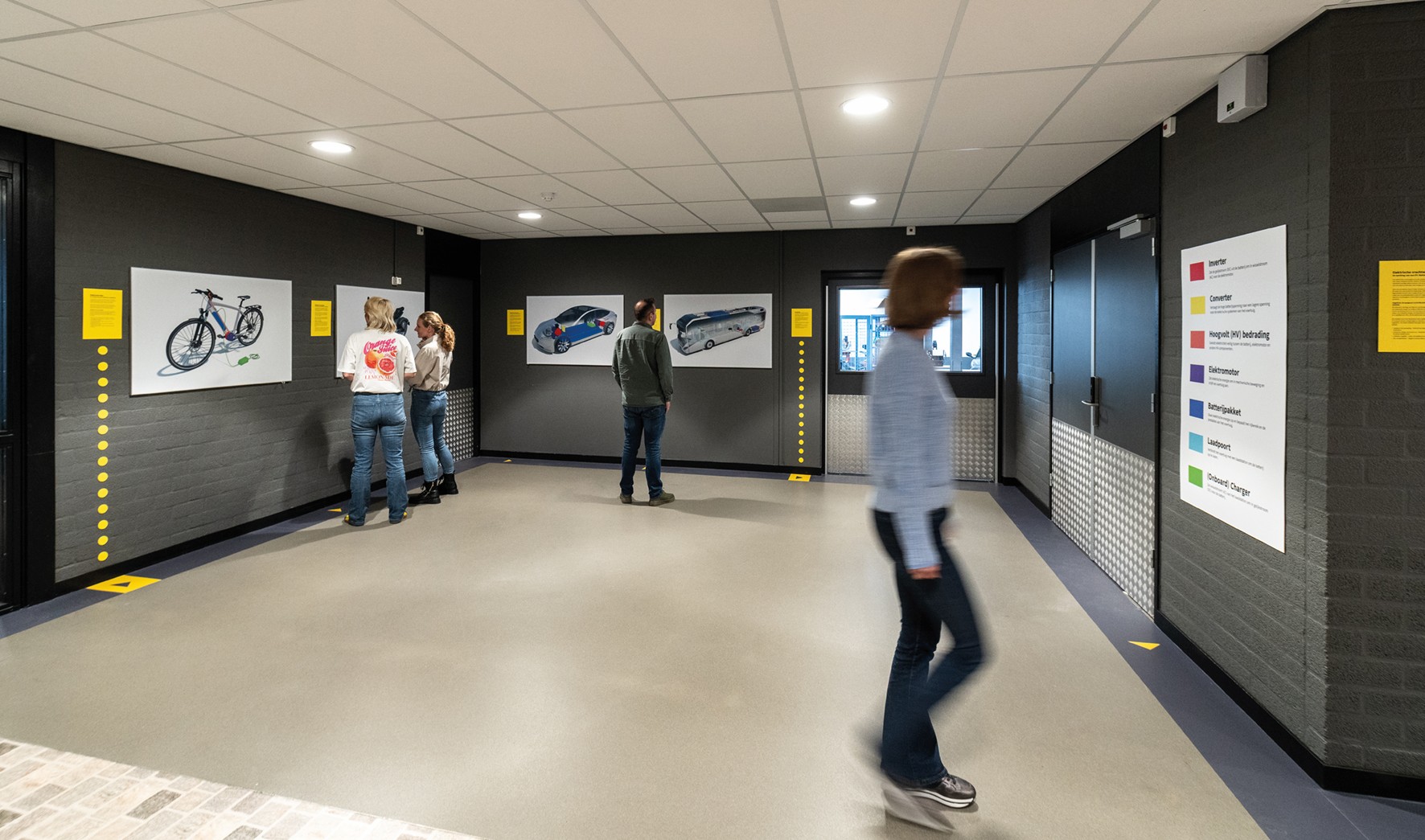 De EV-kennisroute is gratis te bekijken op de begane grond van Innovam Nieuwegein. 