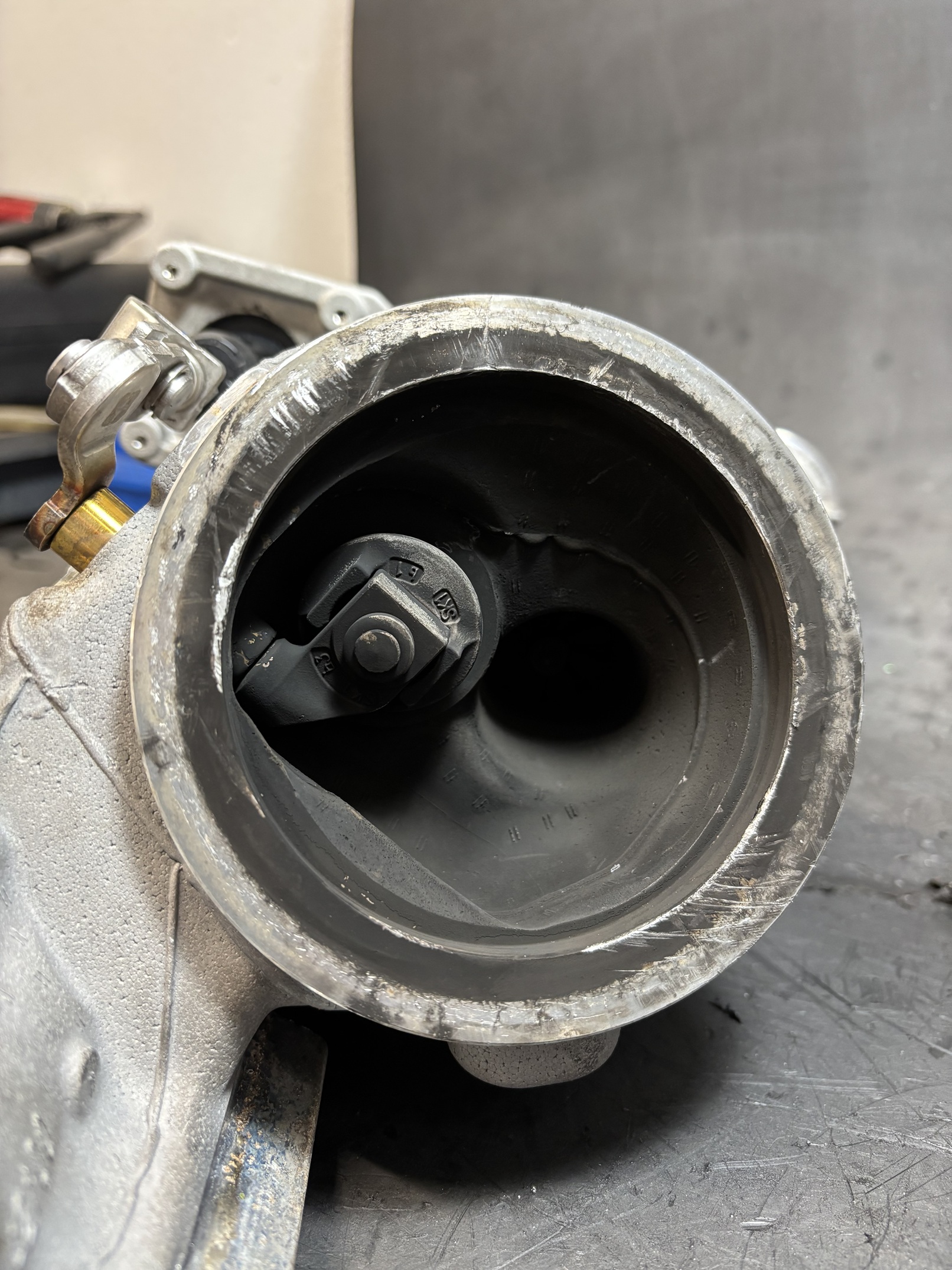 Een turbinehuis in goede staat