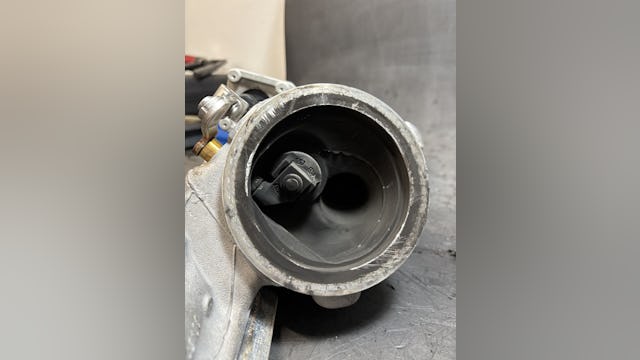 Een turbinehuis in goede staat