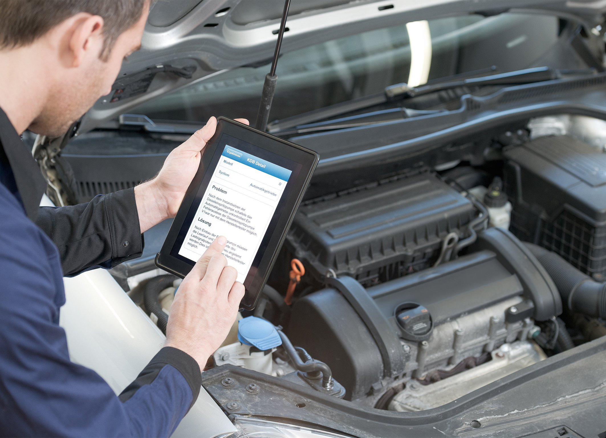 Een ‘merkloze’ garage moet gelijke informatie en materialen kunnen krijgen als een dealer, als garantie voor eerlijke concurrentie in auto-onderhoud. (foto Bosch)