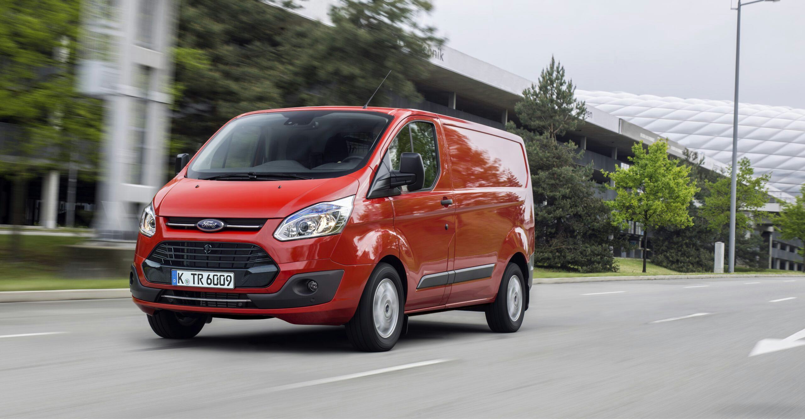 Ford Transit Custom op archiefbeeld. - Foto: Ford