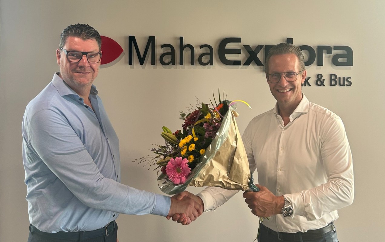 De nieuwe samenwerking is een feit. (links) René van Arkel, Manager Operations bij MahaExplora en (rechts) Geerik Verhoef, Operationeel Manager MahaExplora. Foto: MahaExplora