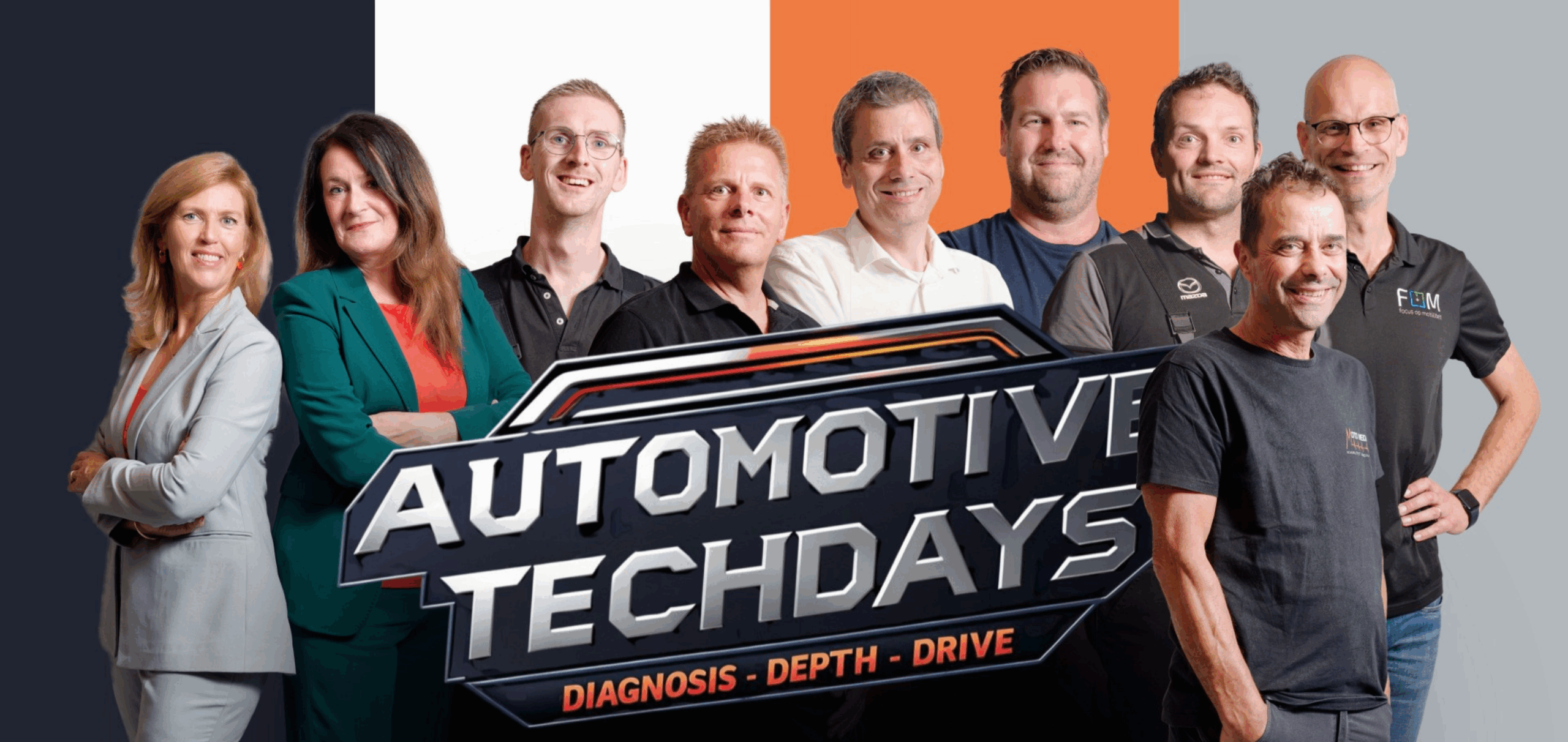 Het Automotive TechDays team is klaar om kennis en passie voor het vak te delen. Foto: Automotive TechDays