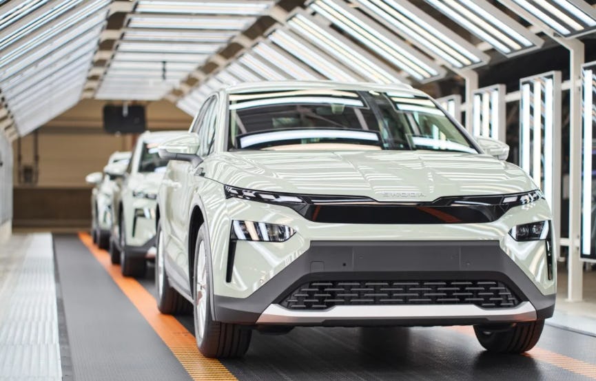 De Škoda Elroq is het meest geregistreerde model van november 2025 en koploper onder de EV’s.