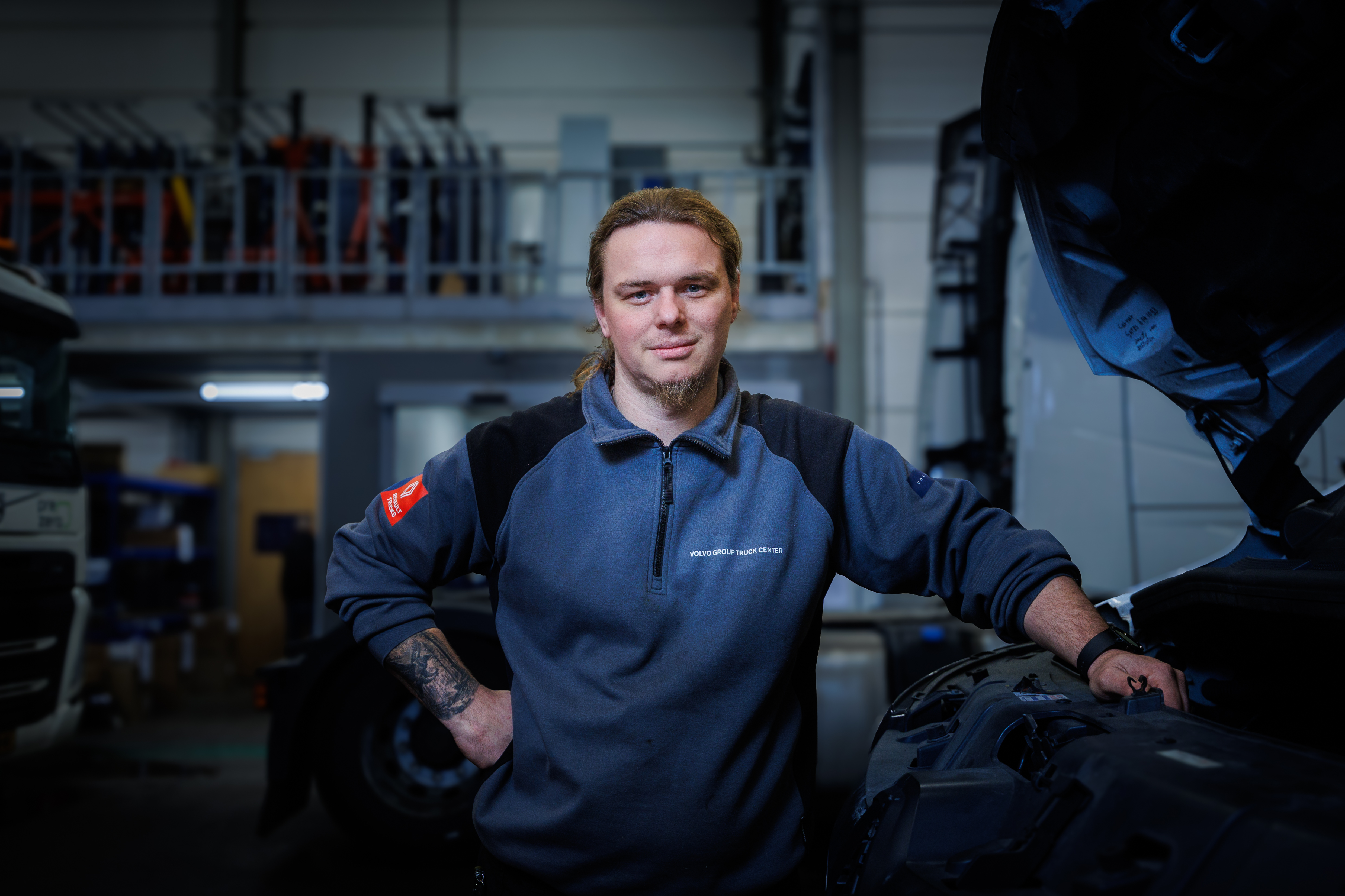 Wesley is technisch leermeester/trainer bij Volvo Group Truck Center en blijft zelf ook constant in de leer.