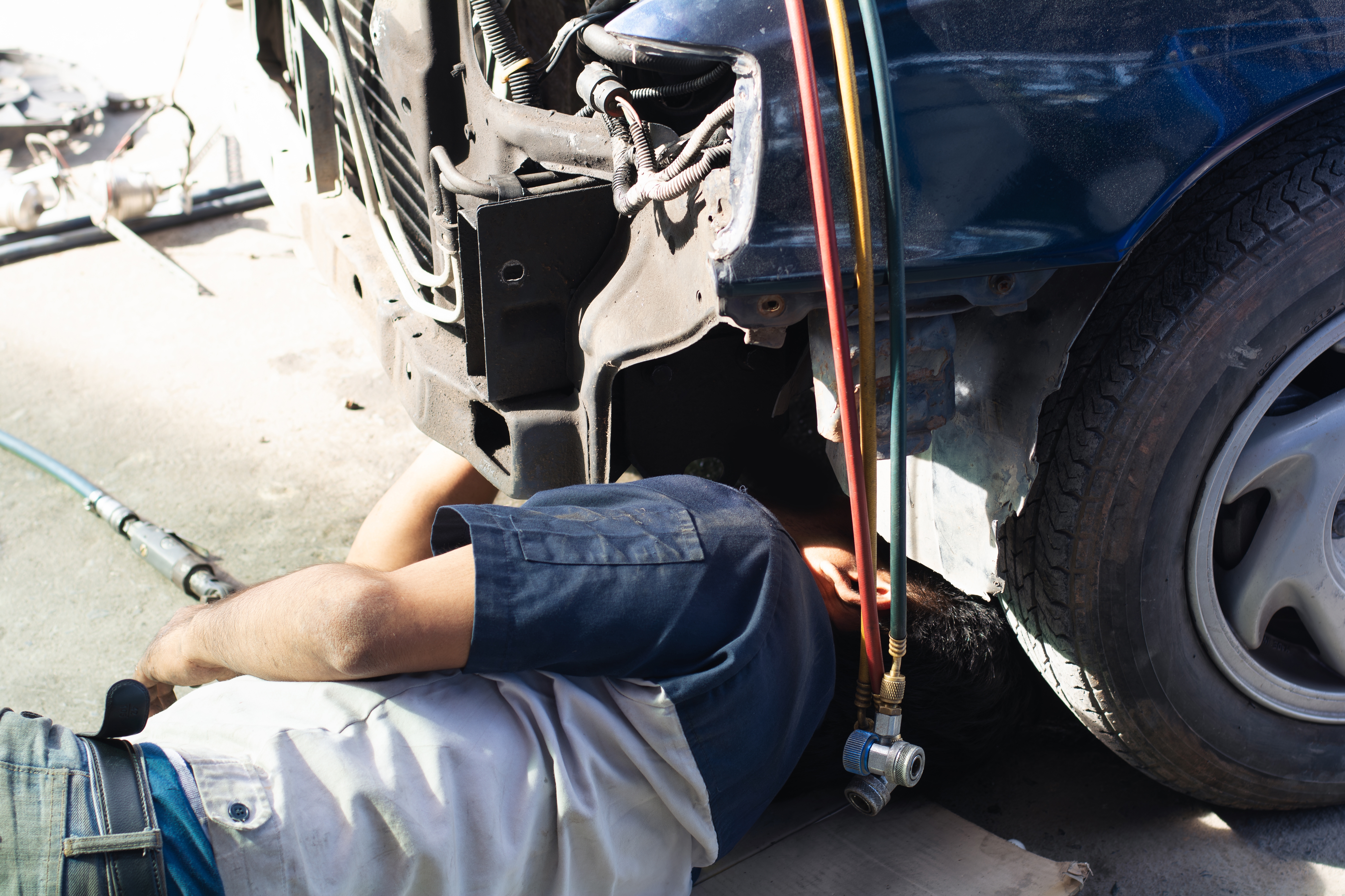 Richard de Groot van Denso gaf bij de ATC Helmond heldere uitleg over de problemen die kunnen optreden bij airconditioning-systemen. Foto: Shutterstock