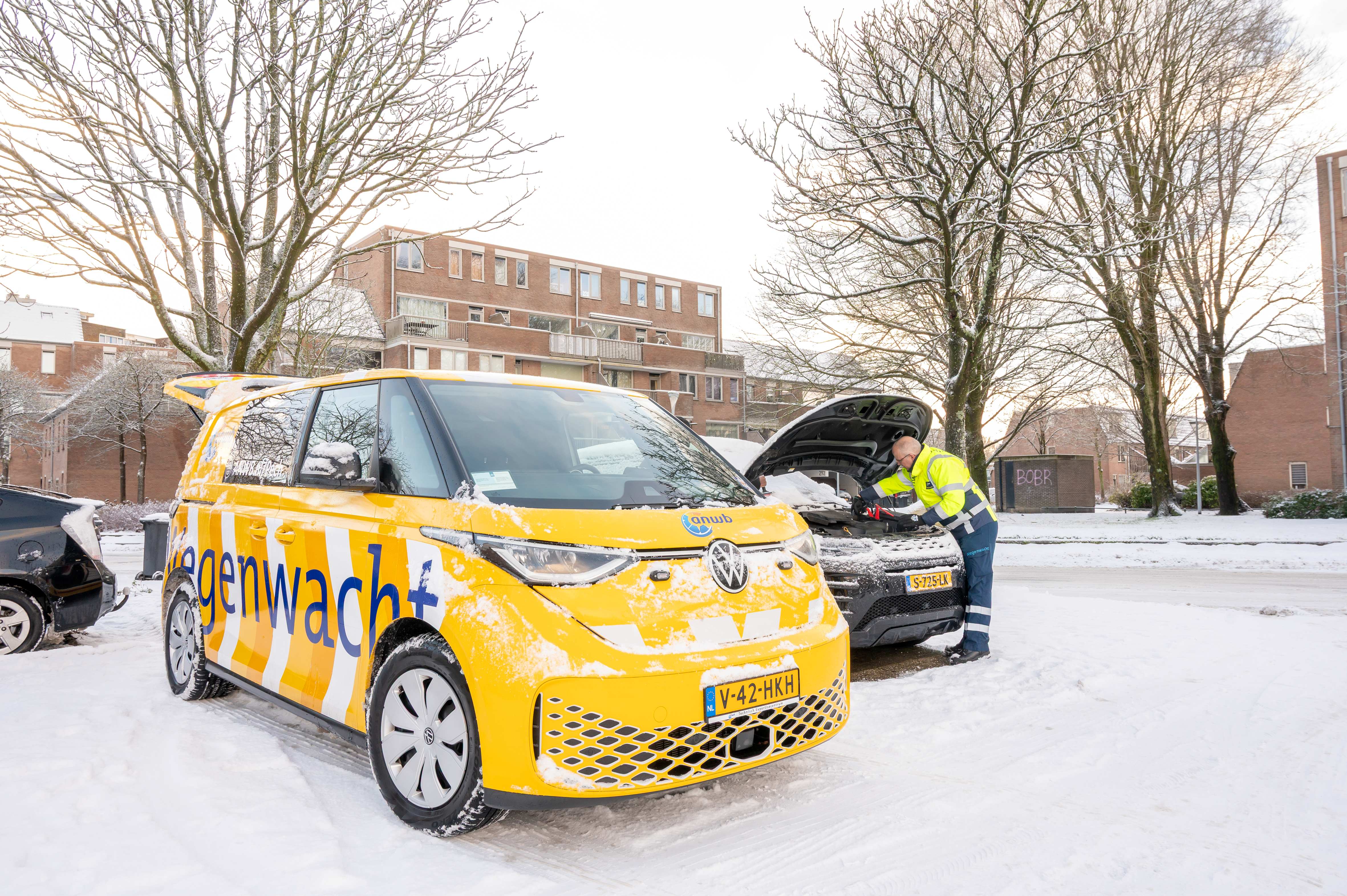 De Wegenwacht zet verder in op verduurzaming van haar wagenpark: 30% van de vloot bestaat inmiddels uit elektrische voertuigen. - Foto: ANWB
