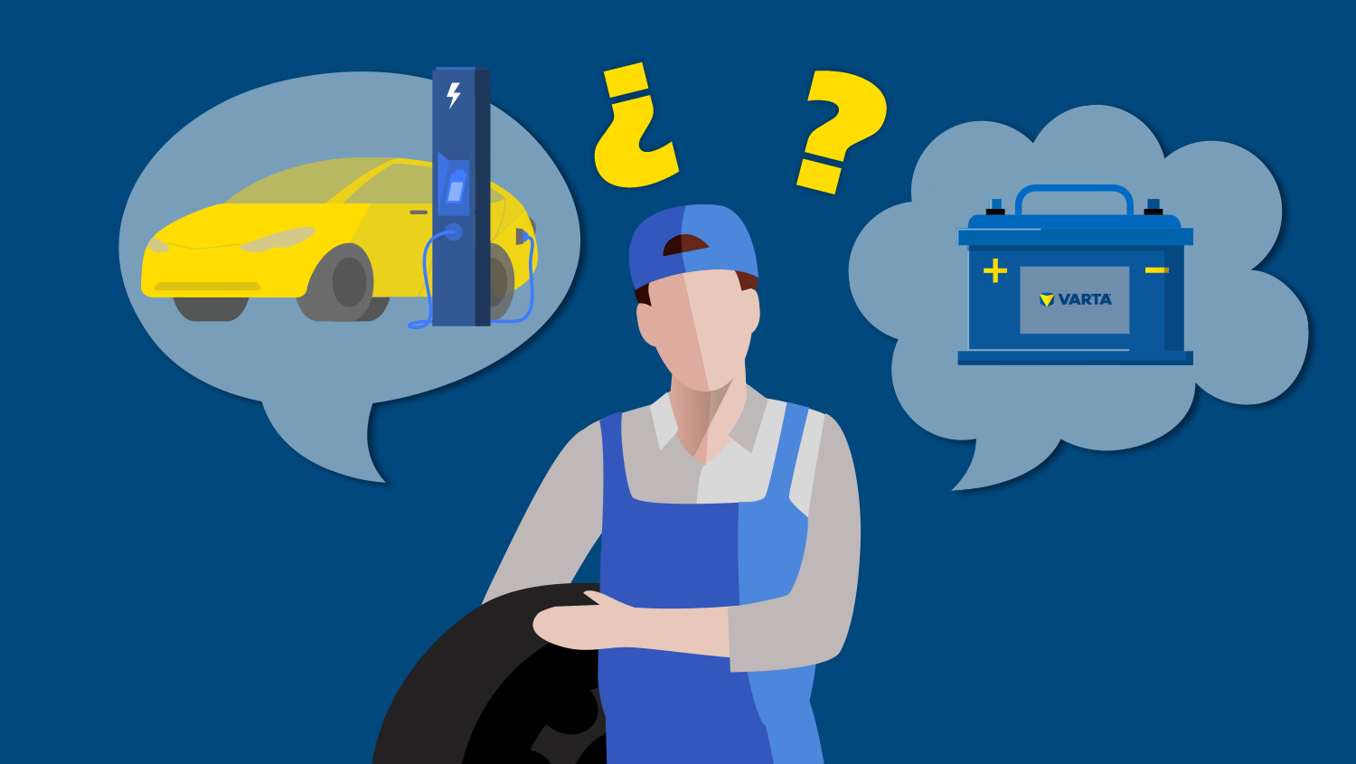 Er zijn AGM-, SLI- en EFB-accu's. Wist jij dat een AGM-accu dieper kan ontladen, sneller kan opladen en geen vrij vloeiend accuzuur heeft?