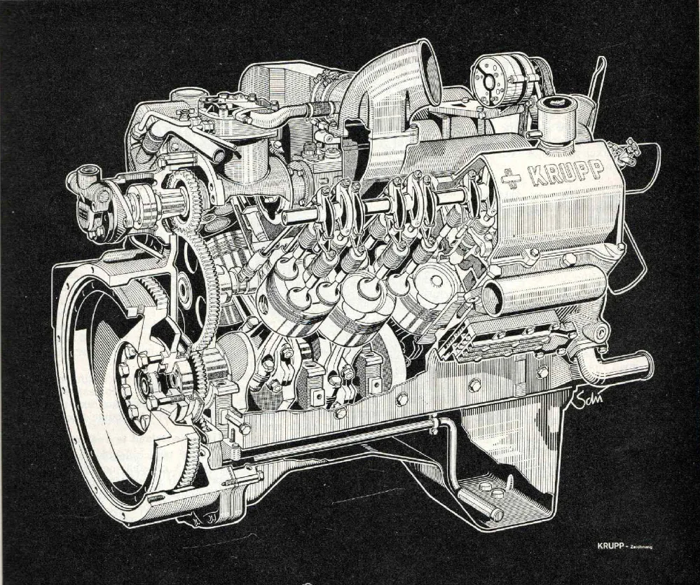 C.W. Stants was dé dieselautoriteit bij AMT. Logisch dat er een heavy duty hightech diesel bij zijn artikel werd afgebeeld. Zelfs al ging zijn betoog grotendeels over de emissie van… benzinemotoren.