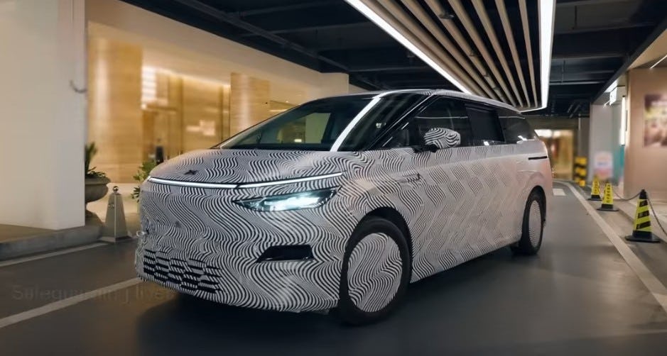 De Robotaxi van XPENG.