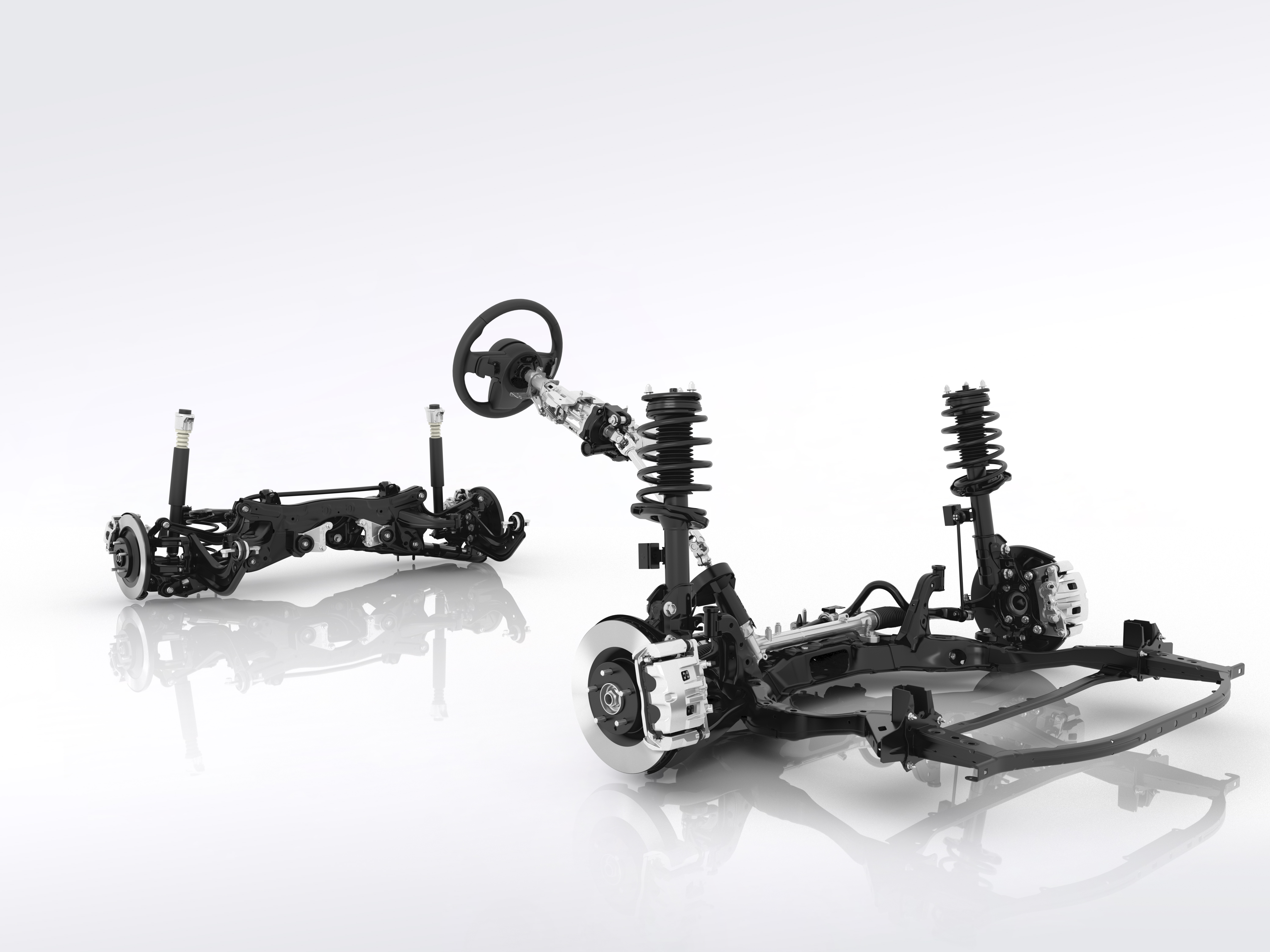 Het chassis van de nieuwe Mazda CX-5. - Foto: Mazda