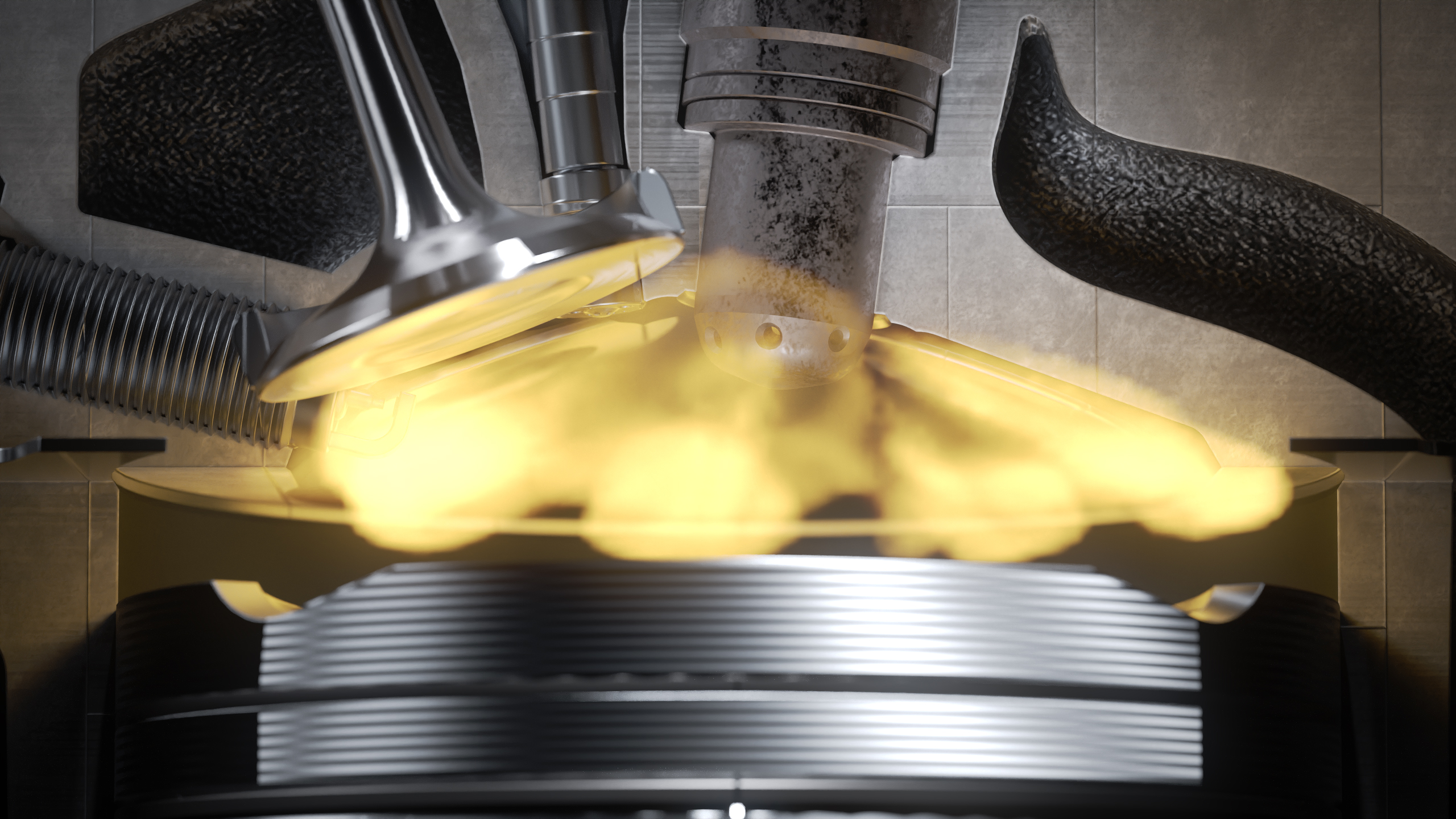 Geen bougievonk, maar een regen van vuur in de cilinder als ontsteking met BMW M Ignite Technologie.