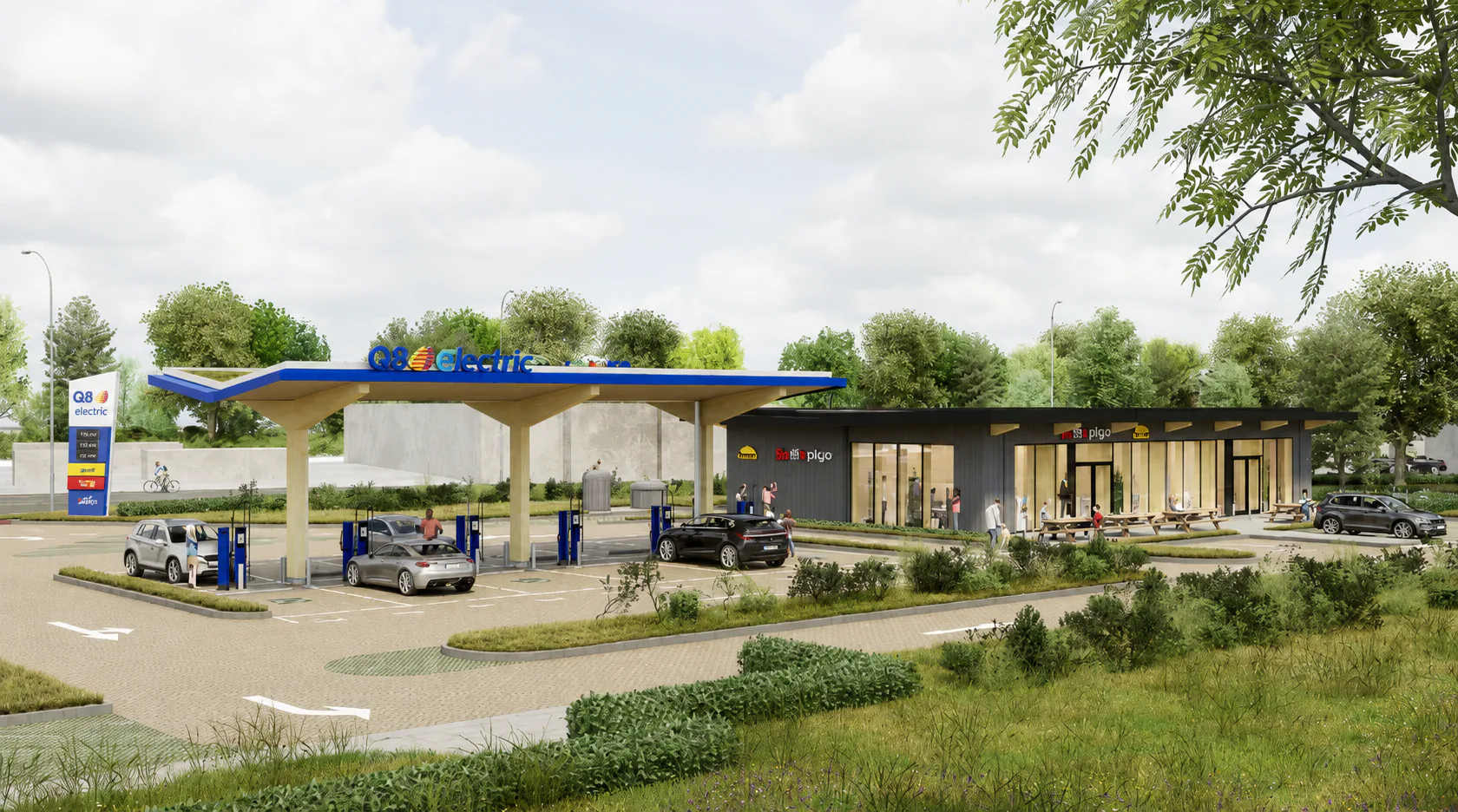 Q8 noemt zichzelf duurzame mobiliteitsspeler. - Foto: Q8