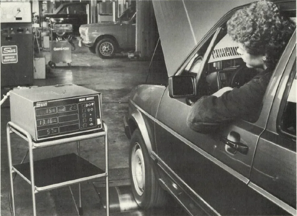 Splinternieuw in 1986: de viergasmeting. 