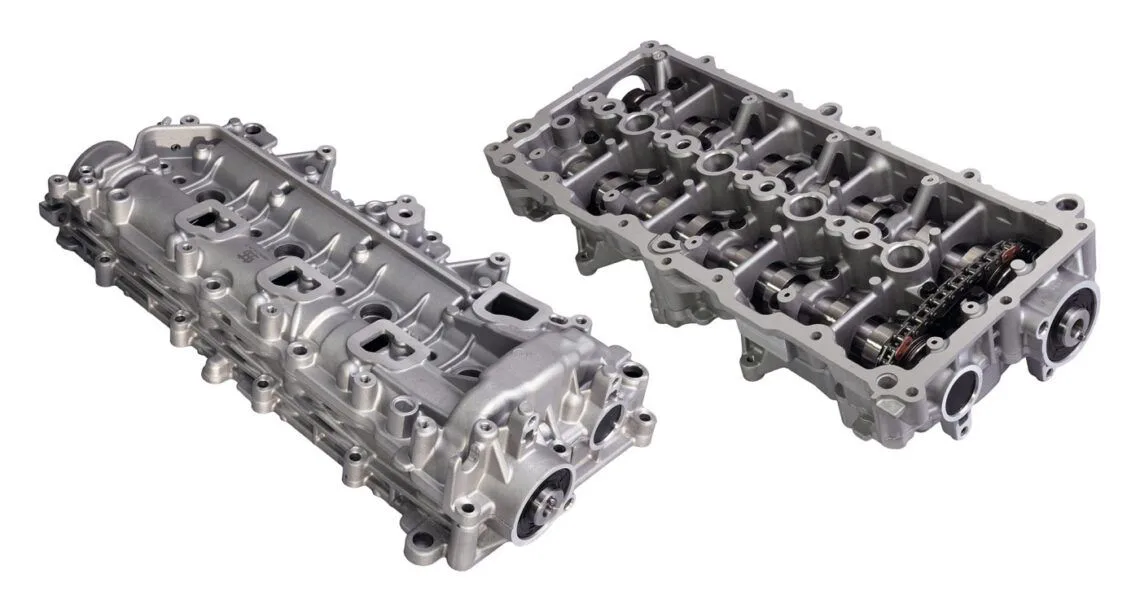 Voorgemonteerde nokkenasmodule waarmee getroffen Stellantis-motoren kunnen worden omgebouwd naar een minder slijtagegevoelige nokkenasaandrijving. - Foto: MS Motorservice