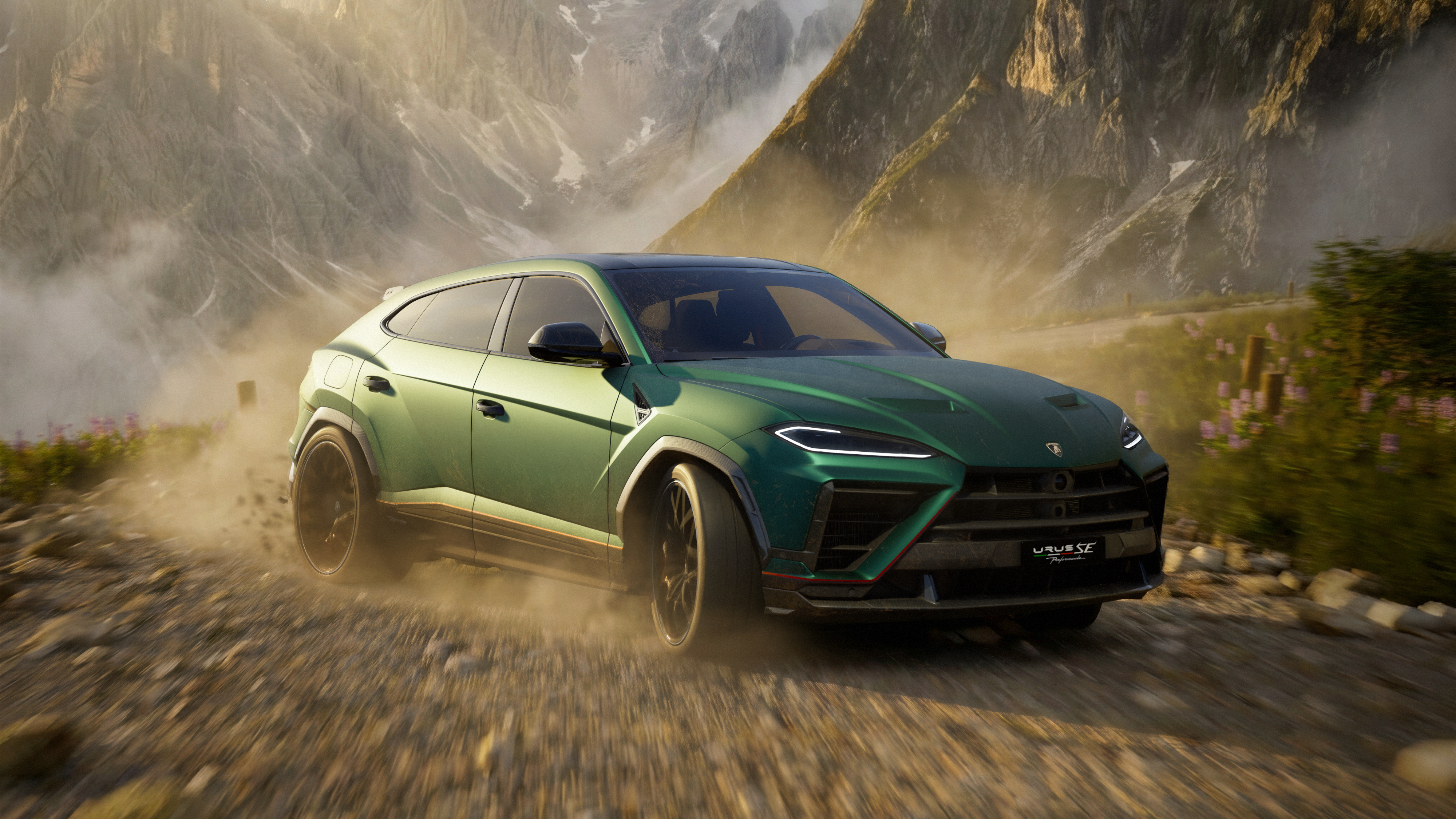 Een stekker, maar nog altijd een V8: de Urus SE Performante laat zien dat Lamborghini elektrificatie vooral inzet om méér uit de auto te halen. Fot: Lamborghini