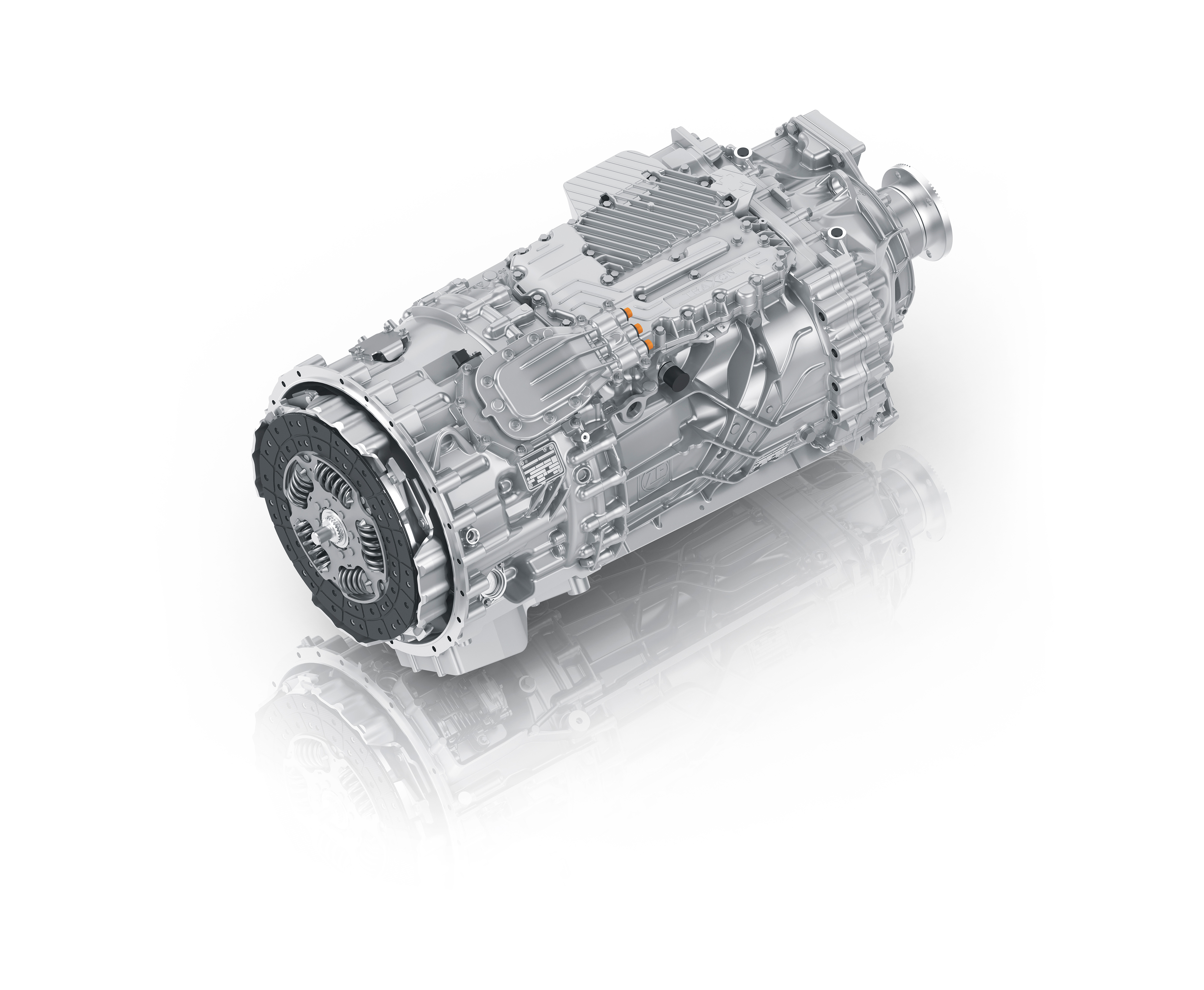 Door de bekende TraXon-transmissies te voorzien van een elektromotor maakt ZF het hybridiseren van zware bedrijfswagens makkelijk, voor snelle emissiereductie.
